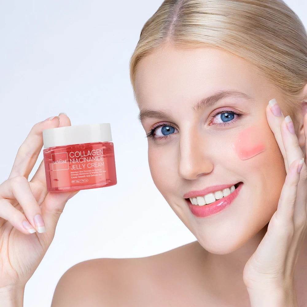 Korean Collagen Niacinamide Jelly Cream – Deep Hydration & Night Care Mask (50g)