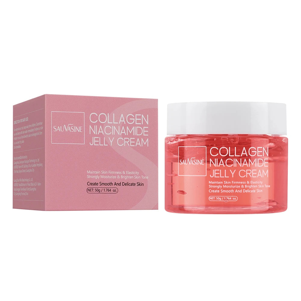 Korean Collagen Niacinamide Jelly Cream – Deep Hydration & Night Care Mask (50g)