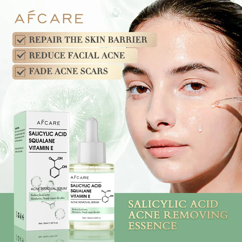 Anti-Acne Face Serum – Salicylic Acid Acne Removing Essence with Squalane & Vitamin E